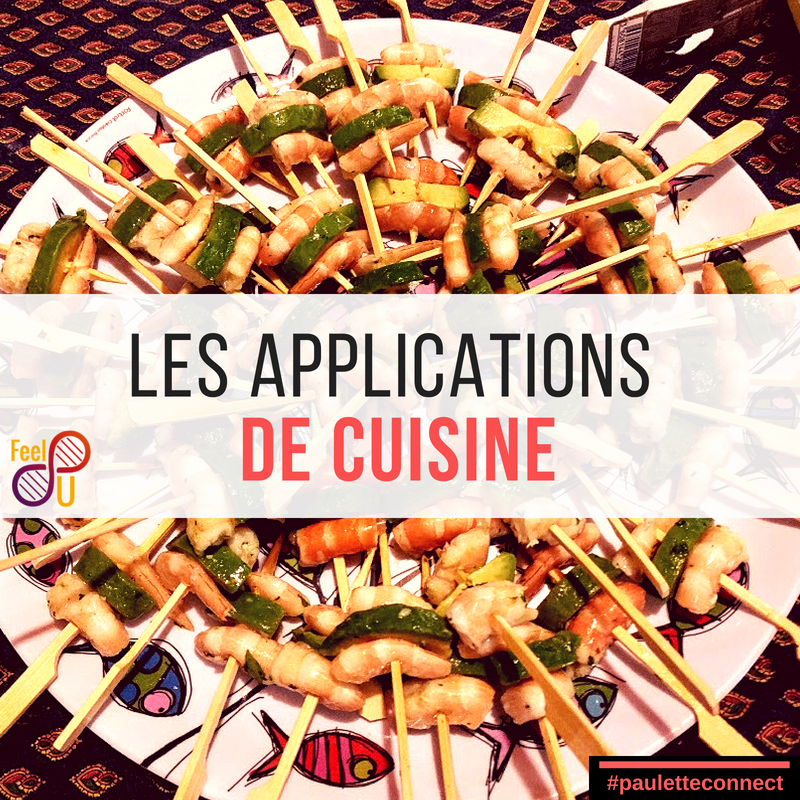 Les applications de cuisine